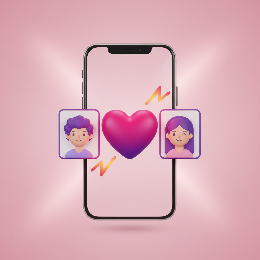 Leonida Love dating app heart logo